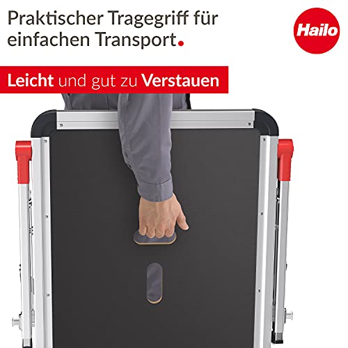 Hailo TP1 Work platform for staircases Non-slip textured coated board Length and height-adjustable telescopic rails and feet Integrated spirit level Two-hand safety unlocking mechanism 9940-101 Silver - style: Old Version