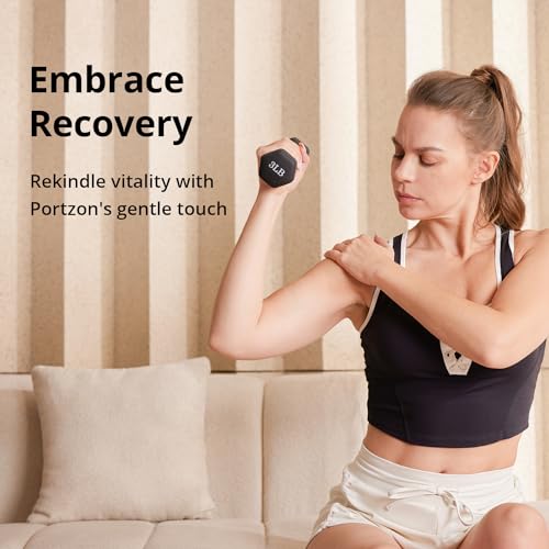 Portzon 8 Colors Options Compatible with Set of 2 Rubber Dumbbell Weight, 5-50 LB, Anti-Slip, Anti-roll, Hex Shape - color: Dark Blue, size: 01-Pound,Pair, style: Neoprene Dumbbells