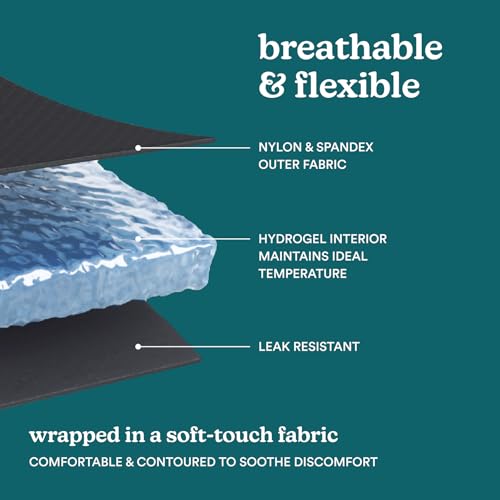 HoMedics Hot and Cold Relief Gel Hand Sleeve, Heat or Ice Therapy for Hand, Wrist, and Thumb, Soft-Touch Stretch Fabric, Contoured Hydrogel Design for Comfort and Relaxation - style: Hand