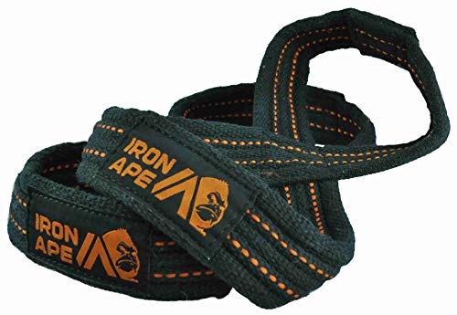 Figure 8 Straps for Deadlift, Weight Lifting, Shrugs, and Weightlifting. Heavy Duty Cotton, 4 Sizes - size: XL