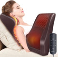 Boriwat Back Massager with Heat, 3D Kneading Massage Pillow for Back, Neck, Shoulder, Leg Pain Relief Deep Tissue, Gifts for Women Men Mom Dad(Brown) - style: Brown
