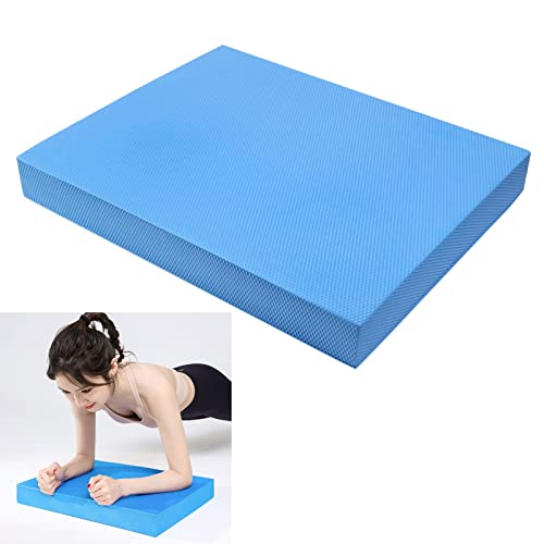 RiToEasysports Fitness Yoga Balance Mat, Balance Training Foam Pad Flat Support Soft Cushion High Exercise Yoga Mat Training Mats for Women Mats - color: Azure Blue