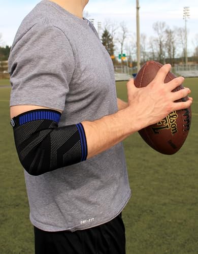 Pro-Tec Athletics 3D Compression Elbow Sleeve, Elbow Brace, Compression Sleeves, Pain Relief, Men & Women, Tennis Elbow Support, Easy to Use, Working Out - size: Large/X-Large
