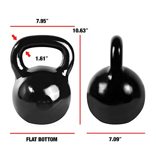 CAP Barbell Black Enamel Coated - Singles and Sets, Multiple Weight Choices - size: 60.0 Pounds
