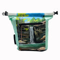 Rock Climbing Chalk Bucket | for Bouldering Gym & Outdoor Use | Durable Hook & Loop Closure, 2 Zippered Pockets, Easy-Carry Handle - style: Jackson Falls