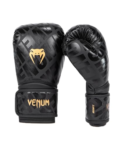 Venum Contender 1.5 Boxing Gloves - color: Black/Gold, size: 12-Ounce