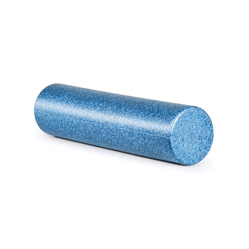 Tone Fitness High Density EPP Foam Exercise Foam Roller for Yoga, Pilates, Stretching, Massage, and Recovery | Multiple Sizes and Colors - color: Blue, size: 24 Inch