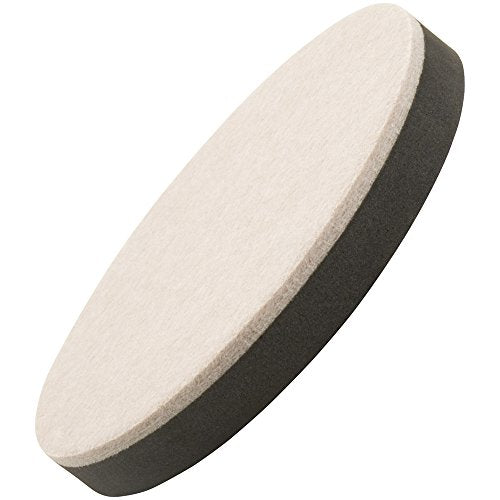 SuperSliders Felt Heavy Furniture Reusable Movers for Hard Surfaces (4 Pieces) - 5" Round - style: 5" Round
