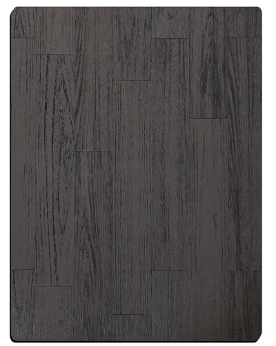 Rhino Mat Wood Grain Fitness Equipment Mat Made in USA | 0.095” Thick PVC Floor Protector for Treadmill, Bike, Rowing & Elliptical - Waterproof, DINP-Free, Made in USA - color: Walnut, size: 36"x84"