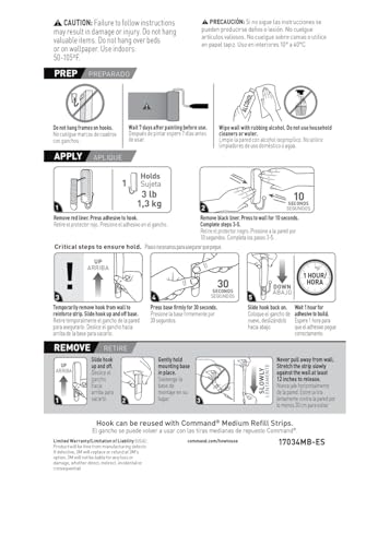 Command Medium Matte Black Wall Hook, 2 Coat Hooks and 4 Strips, Damage-Free Hanging with Adhesive, No Tools Great for Hanging Back to School Dorm Organizers, Holds up to 3 lb - color: Matte Black