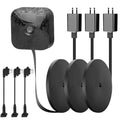 iTODOS 2 Pack 25ft/7.5m Power Cable and Adapter Compatible with Blink Outdoor 4 (4th Gen)/Blink XT3/XT2/XT,Weatherproof Outdoor, Flat Charging Cable Charger for Blink Camera (NOT for Blink Mini) - size: 25FT