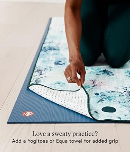 Manduka PRO Yoga Mat - 6mm | Lifetime Durability | Hygienic Construction | Premium Studio Quality | Teacher Approved - color: Midnight, size: 85" x 26"