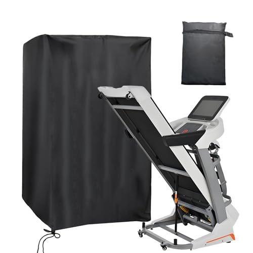 Treadmill Cover, Running Machine Cover, Oxford Cloth Waterproof Dustproof Exercise Equipment Protect with Drawstring and Storage Bag for Outdoor Indoor - size: Fold