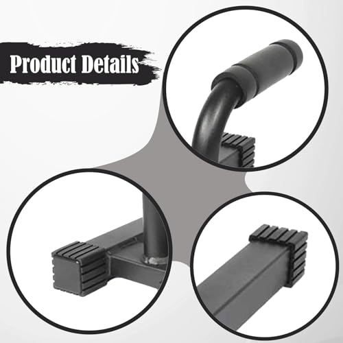 kowaku 2Pcs Workout Equipment Parallettes Gear Strength Training Planks Aerobics Floor Exercise Pushup Stands