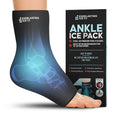 Ankle Compression Sleeve for Achilles Tendonitis Relief, Ankle Ice Pack Wrap, Foot Brace Sprained Ankle Support for Women and Men, Freeze Cold Packs for Plantar Fasciitis - style: L-XL