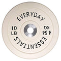 BalanceFrom Color Coded Olympic Bumper Plate Weight Plate with Steel Hub - style: 10lbs Single, Color