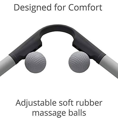 Body Back AccuMassage FSA Eligible - Dual Pressure Point Massage Tool & Massage Hammer - 2 in 1 Design - Shiatsu Neck Massager Tool, Golf Ball Percussion Massager for Deep Tissue Pain Relief (2 Pack) - style: AccuMassage - 2-pack