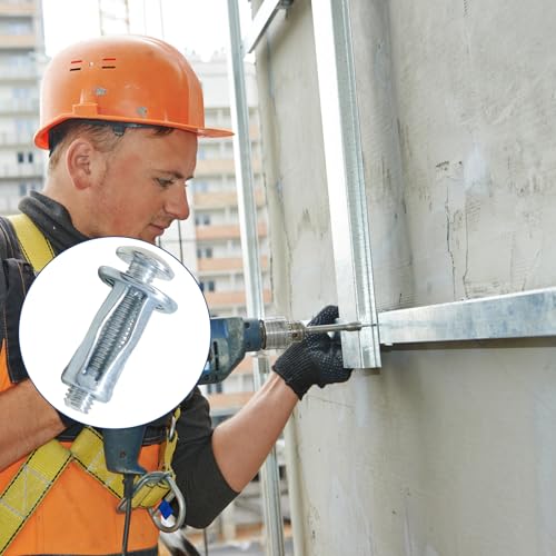 M5 x 25 Hollow Door Anchor Set, 20 Pack | Metal Cavity Fixing, Aluminium Cladding, Extra Short Wall Anchors for Steel Pipe Iron Sheet Plastic Sheet - size: 20 Pack M5 x 25