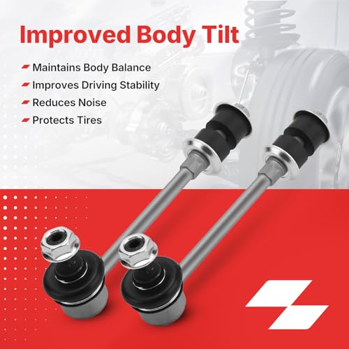 K90681 Zinc-Nickel Alloy Front Sway Bar End Link Stabilizer Bar Link Kit for 1996-2002 Toyota 4RUNNER,2005-2015 Toyota Tacoma,2000-2005 Toyota Tundra Replaces# 48820-50011 48820-34020 48820-35030 - color: K90681, size: Sway Bar Links