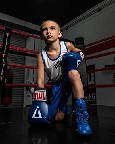 Title Classic USA Boxing Competition Gloves - Competition Boxing Gloves, Boxing Gloves, USA Boxing Glove, USA Boxing Approved Gloves;16Oz Boxing Gloves, Boxing Gloves, Boxing Equipment - color: Blue, size: 12 oz