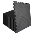 96 Sq Ft (24 Tiles) Interlocking Exercise Mats, EVA Foam Kids Play Mats for Home Gym, Yoga, Playroom, Non-Slip Flooring Tiles - size: 96 Sq Ft (24 Tiles)