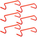Lemecima 6 Pack Agility Speed Training Hurdles- 6" Detachable Agility Training Hurdles- Sports Practice Equipment for Athletes, Soccer, Basketball