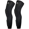 Knee Calf Padded 2 Pack Compression Leg Sleeve Shin Protective Support - size: Small