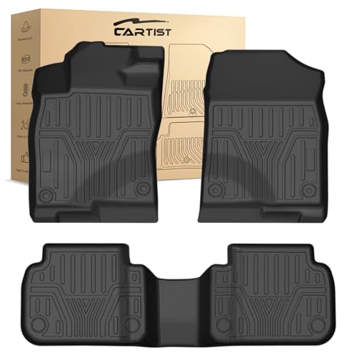 Civic Floor Mats - Floor Liner for Honda Civic 2022-2026 Sedan Hatchback Si (Include Sport, Not for Hybrid) & Acura Integra 2023-2026 Accessories (Only Fit 2nd Row Has USB Port) - size: 4)Honda Civic【22-26】 Acura Integra【23-26】
