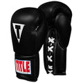 Title Classic Leather Lace Training Gloves 2.0 - Lace Up Boxing Glove, Boxing Competition Gloves, Boxing Sparring Gloves, Boxing Training Gloves, Boxing Bag Gloves, Boxing Gloves - color: Black, size: 14 oz