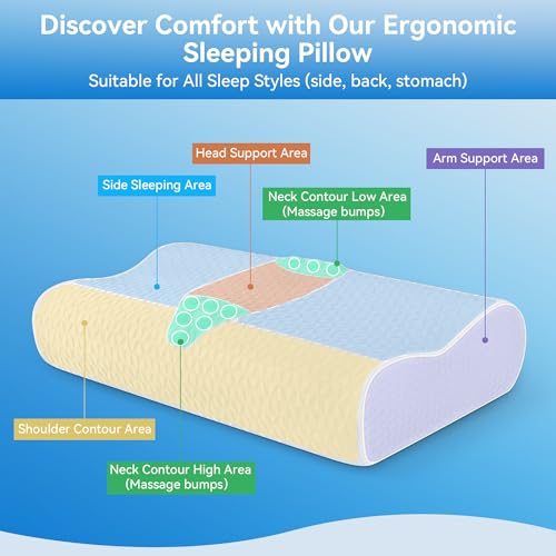 Pillow 16x24 inches - Hotel Down Bed Pillow for Sleeping, Bed Pillow for Back, Stomach, Side Sleepers - size: 16 x 24 inches