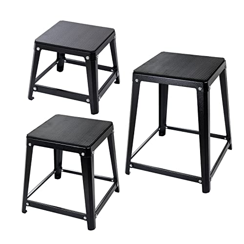 Plyometric Jump Box Set - size: 12/18/24 Inch