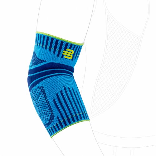 Bauerfeind Sports Elbow Support - Elbow Brace for Pain Relief and Support - Pads for Enhanced Comfort - Targeted Compression - Lightweight & Durable - Rivera, Medium - color: Rivera, size: Medium