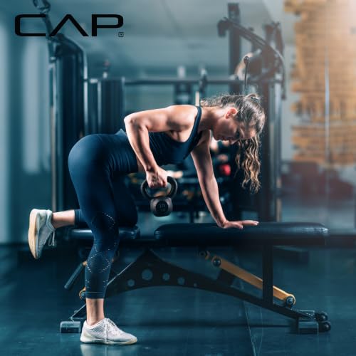 CAP Barbell Cast Iron Kettlebell - Singles and Sets, Multiple Weight Choices - size: 80 pounds set