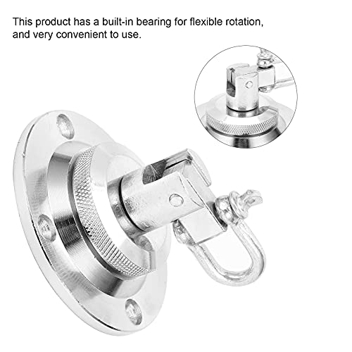 Speed Bag Swivels, Stainless Steel Boxing Ball Swivels with 360° Ball Bearing Speed Bag Mount Hardware Kit for Boxing Training