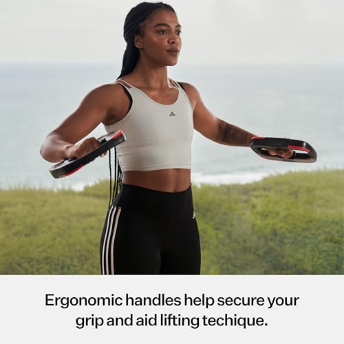 Les Mills™ Dual Purpose Ergonomic Exercise Weight Plates for Total Body Workouts - size: 5.5lbs weight pair
