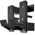 J Hooks for 2" x 2" Power Rack, Rubber Pad J-Hook for Power Cage, Bottom Reinforced Steel J Cups for Squat Rack, Heavy Duty Barbell Holder, Black - size: for 2"x2" Rack with " 1/2 Hole