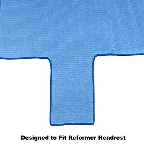 Salt & Honey Non-Slip Pilates Reformer Mat Towel - color: Blue