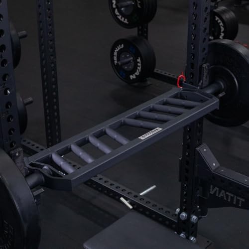 Titan Fitness Hybrid Angled Multi-Grip Olympic Barbell V3, Rated 1,900 LB, Rackable Swiss/Football Bar