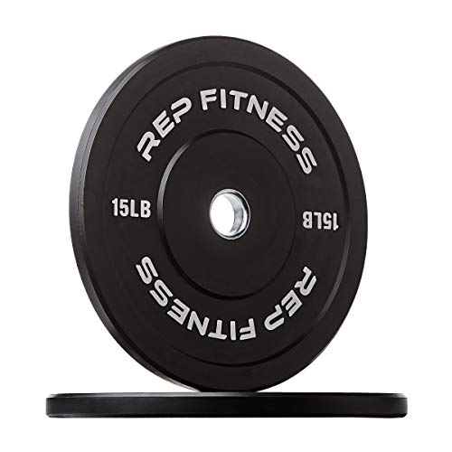 REP Color Bumper Plates LB Olympic Barbell Weights – Rubber Training Discs for Home Gym Strength Lifting, Low Bounce Durable, Weight Pairs & Sets 10 15 25 35 45 Pound Options - color: J. 260lb Color Set