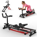 KINMAC 3-in-1 Spine Twist Stretcher & Stair Stepper & Waist Trainer, Multifunctional Trainer Adjustable Back Stretcher Machine for Lower Back Exercise, Core Activation & Full-Body Workout