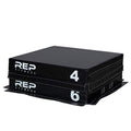 REP Fitness Stackable Soft Foam Plyo Box Set, Adjustable Plyometric Jump Box for Home Gym Workouts, Plyometric Jumping Platform for Exercise, Step Training, HIIT & CrossFit - style: 4" and 6"