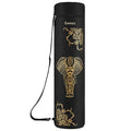 Gonex Yoga Mat Bag with Full-Zip Design, Fits Most Mats | 600D Oxford Fabric, Wet Pocket, Front Zip Pocket, Adjustable Strap, Fits Mats up to 26" - color: Black