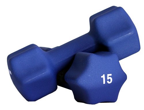Neoprene Dumbbell Set, 12 Pairs | With Rack