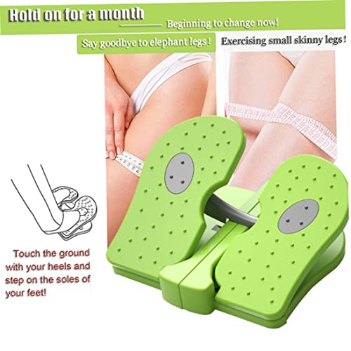 Mini Stepper Foldable Portable Under Desk Stepper Non-Slip Ergonomic Pedal Exerciser 100N Resistance Exercise Pedal Machine for Home Office