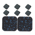 UPKOCH 8pcs Rubber Exercise Mats for Gym Flooring, Shock Absorption Treadmill Pads with Noise Reduction, 100mm X 100mm Thick Rubber Anti-Vibration Mats for Home Workout Equipment