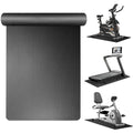 Treadmill Mat Compatible with Peloton Bike, 6mm Thick Exercise Bike Mat for Treadmill and Row Protect Hardwood Floor Carpet - size: 36" X 72"