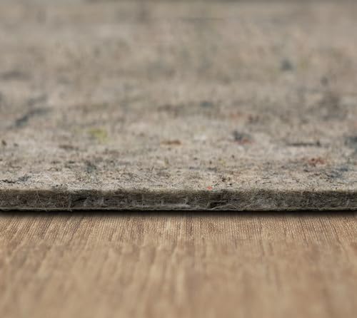 Mohawk Home Non Slip Rug Pad 4' x 6' (Rectangular)- 1/4" Thick Felt + Latex Rubber Gripper - Dual Surface Cushion for Hardwood, Carpet, Tile Floors, Made in USA - size: 4' x 6' (Rectangular), style: 1/4 Inch Dual Surface Rug Pad
