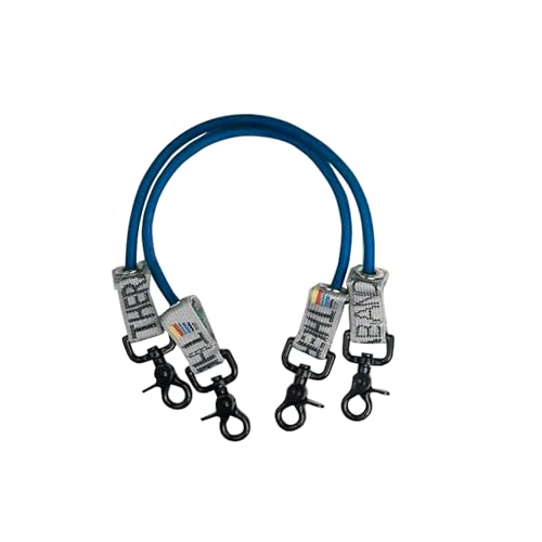 THERABAND Wellness Station Professional Latex Resistance Tubing With Connectors for Physical Therapy, Exercise Station for Rehab, Pilates, Set of 2, 12 Inch, Blue, Extra Heavy, Intermediate Level 2 - color: Blue - Extra Heavy, size: 12 Inch