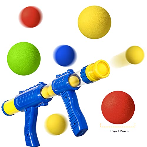 Sumind 48 Pcs Soft Foam Balls Popper Refill Pack, 1.2 in, 4 Colors | Ball Refill, Small Foam Balls,Bullet Replacement, Kids Birthday Party, Games Favors, 4 Assorted Colors, 1.2 Inch