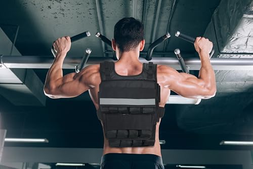 CAP Adjustable Weighted Vest 20–150 lbs for Strength Training, Running & Workouts, Weight Vest for Men & Women, Fitness Training Vest - style: 100lbs